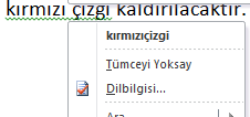 2. Gözden Geçir sekmesine tıklayın. 3. Dil bölümünde yer alan Dil düğmesine tıklayın. 4. Yazım Denetimleme Dilini Ayarla seçeneğine tıklayın. Açılan Dil penceresinden belge dilini ayarlayabilirsiniz.