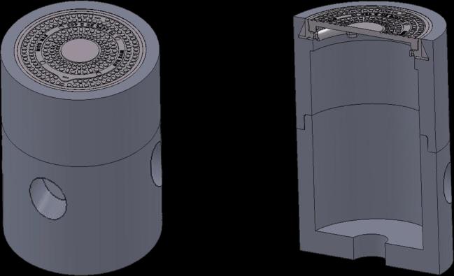 3) Tip 300A EK ODASI: a) Küp dayanımı 50 MPa dayanımında ve TSE standartlarına uygun beton kalitesinde buhar kürlü olarak imal edilecektir. Tabanda, 20 cm çapında delik bulunacaktır.