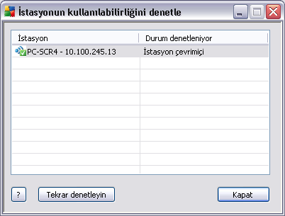 Geçici güncelleme dosyalarini sil - seçili istasyonlara geçici güncelleme dosyalarini kaldirmak için istek gönderir. Tarama sonuçlarini iste - seçili istasyondan, tarama sonuçlarini ister.