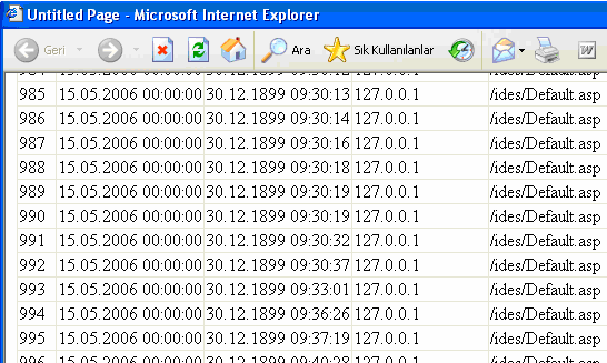 Teknolojik Araştırmalar: MTED 2008 (1) 17-31 Mekanik ve Makina Elemanları Derslerinin Öğretimi Đçin Web Tabanlı Uzaktan 3.6.8 Sohbet yönetim sayfası Şekil 13 de Sohbet Yönetim Sayfası görülmektedir.