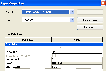 Mdify Viewprts içerik sekmesi, Element paneli, Element Prperties Type Prperties kmutunu çalıştırın.