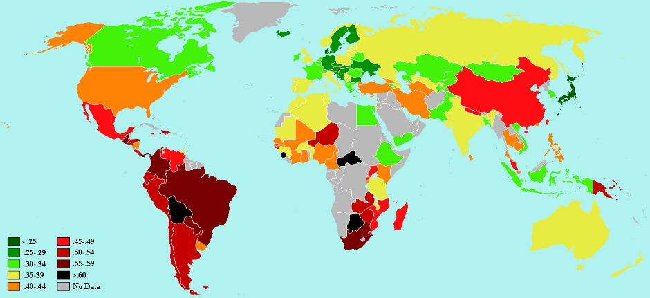 Dünyada gelir dağılımı