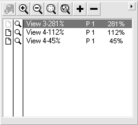 22 5.5 View Manager View Manager görünüm tiplerinin saklanabildiği kullanıģlı bir alandır. Bu alanda ayrıca zum seviyesi ve sayfa numarası da saklanmaktadır. ġekil 5.5 de View Manager görülüyor.