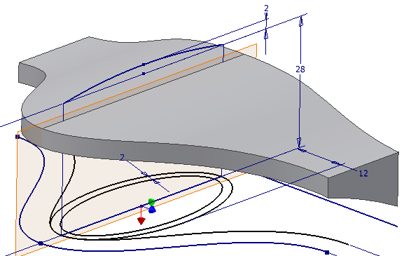 SAYISAL GRAFİK Autodesk Inventor 2008 Tanıtma ve Kullanma Kılavuzu 14. Bu düzlemi işaretleyin ve sağ tuş menüsünden New Sketch komutunu çalıştırın. 15.