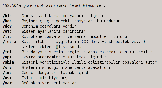 LİNUX'TA DOSYA SİSTEMİ HİYERARŞİSİ Çağatay ÇEBİ Windows'ta bir program yüklediğinizde, programa ait dosyaların büyük çoğunluğu kendi klasörüne yüklenir.