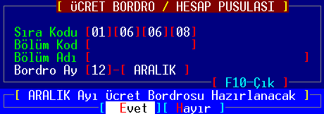 2.5. Ücret Bordrosunun Hazırlanması 23 Bütün çalıģanları tanımlayıp, ücret ve gelir giriģlerini yaptıktan sonra ücret bordrosunu hazırlanmalıdır.