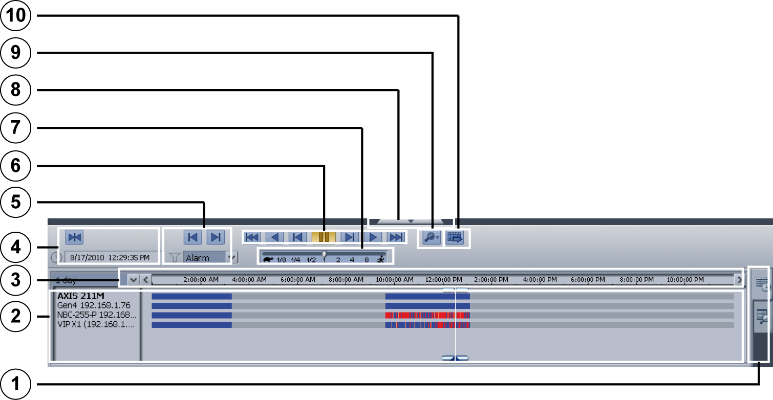 24 tr Kullanıcı arayüzü Bosch Recording Station 2.