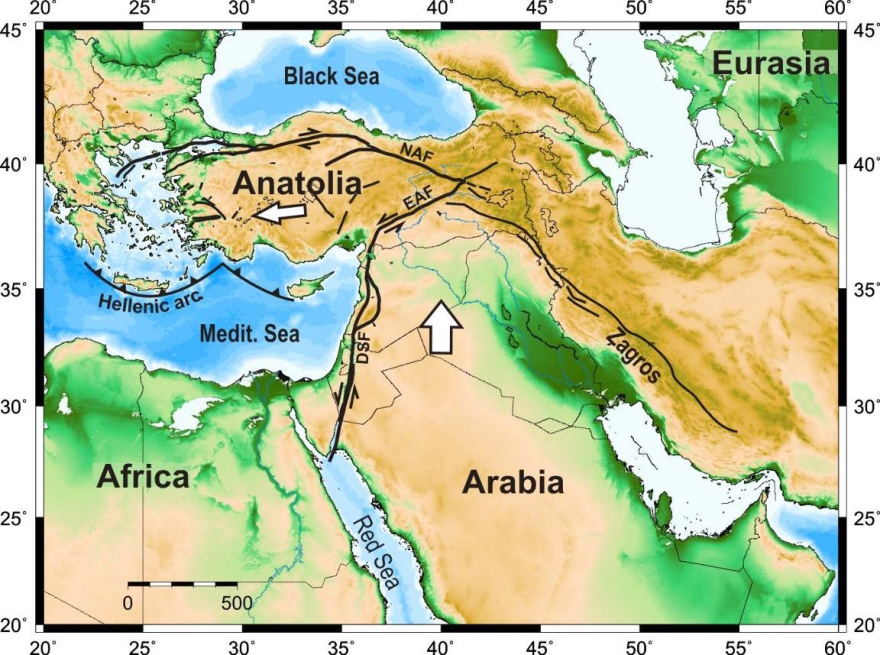 AFAD ın aylık raporlarından alınan verilerine göre Türkiye ve yakın çevresinde (Yunanistan, Suriye, Lübnan, Irak, İran vd) 24 yılında M2 den büyük olmak üzere meydana gelen deprem sayısı 243 e
