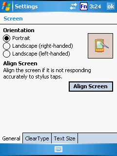 Ekran kalibrasyonunu yapmak Dokunmatik ekranın kullanımında tıklanması gereken yerlerin hassasiyetinin belirlenmesinde kullanılan yöntemdir.