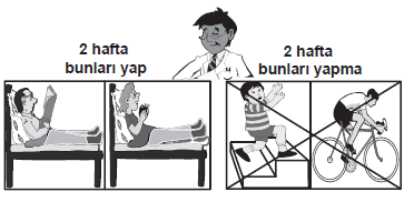 742 GÜ, Gazi Eğitim Fakültesi Dergisi, Cilt 31, Sayı 3 (2011) 727-742 4. Mine, Sinan ve Hülya, suçiçeği hastalığı geçirmekte olan arkadaşlarını ziyaret etmek istiyor.