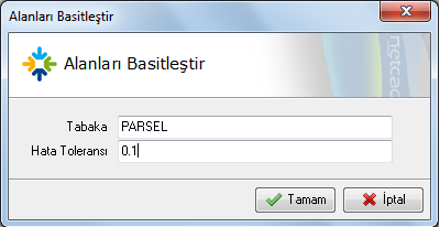 Alanda Alinman Kırıklarını Temizle Alanda Alinman Kırıklarını Temizle Parselasyon sürecinde parsellerin değişmesinden dolayı alinman üzerinde birden fazla