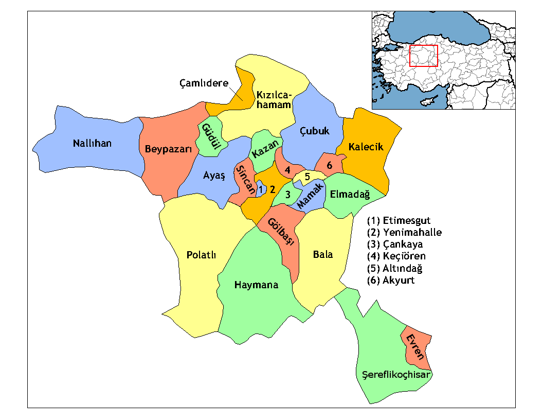 4..3-Ankara nın İdari ve Sosyo - Ekonomik Durumu Ankara ilinin nüfusu, 202 Adrese Dayalı Nüfus Kayıt Sistemi sonuçlarına göre 4 965 542 kişidir.