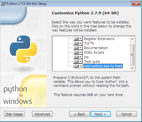5. Burada Add python.exe to Path (python.exe yi yola ekle) diye bir seçenek görüyorsunuz.