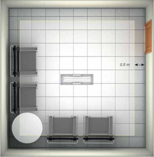 Acil Aydınlatma ile ilgili Standartlar ve Yönetmelikler Geniş Alan (Anti Panik) Aydınlatması: EN 1838 ve EN 60598-2-22 standardına göre, 60m²'den daha büyük alanlar ve toplanma bölgeleri açık alan