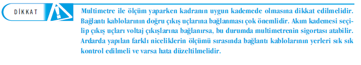 Analog ölçü aletlerinde probların yanlış kutuplanmasının ne tür