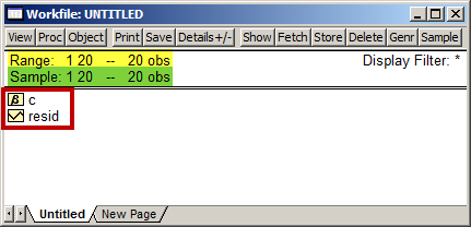 Tablo 1 Unstructured/Undated (Biçimsiz/Zamansız) olarak ayarlanır. 3.ADIM: Veri setinde 20 tane gözlem olduğundan Data Range (Veri Aralığı) kısmına 20 değeri girilir 1.