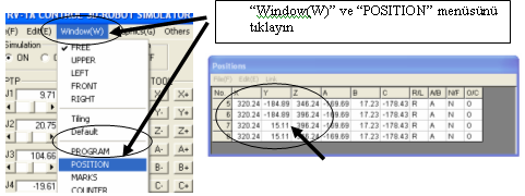 Y+ düğmesine 12 defa tıklayın. Bunu da Konum No.7 olarak kaydedin. Şekil 2.