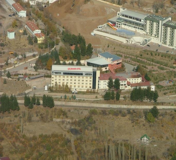2- Mülkiyeti Çiftehan Termal Turizm Şti. ye ait, 188 oda ve 564 yatak kapasiteli 200 m2 kapalı alan 30.000.