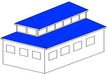 5 - FENERLİ ÇATI Beşik ve sundurma çatıların birlikte uygulanmasıyla oluşturulur.