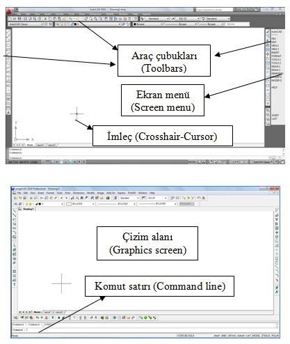 ekrana programın ara yüzü gelir. Program BaĢlat menüsünden de çalıģtırılabilir.(ġmleç ekranın sol alt köģesine getirildiğinde görünen BaĢlat simgesine tıklanarak açılır.) Resim 1.