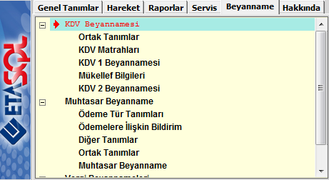 1.7. Beyannameler İkinci sınıf tacilerin vermekle yükümlü olduğu beyannamelerin