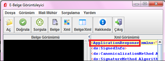 - E-Fatura XML'i "<Invoice...>" etiketi ile başlayıp "</Invoice >" etiketi ile biter.