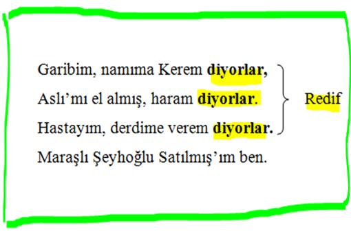 . = Kapalı hece - = Açık hece ********************************************** O be nim mil / le ti min yıl / dı zı dır par / la ya cak.. - -.