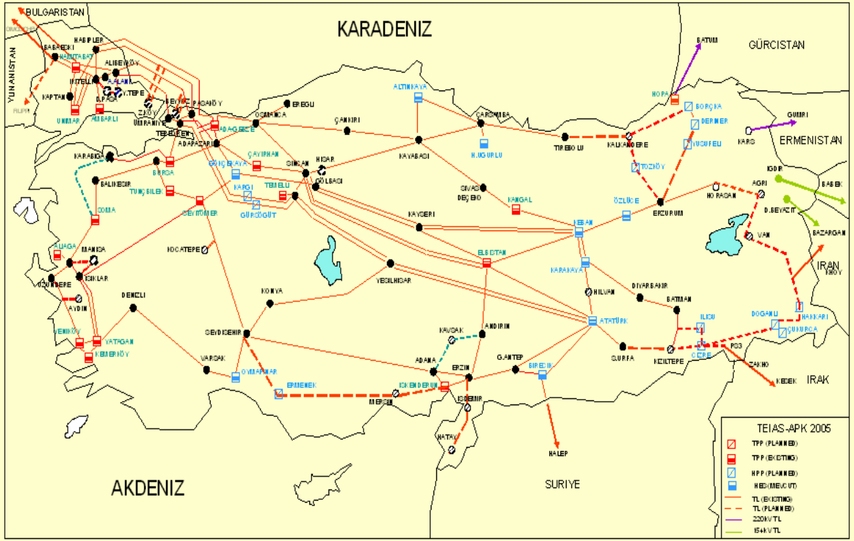 kaçınılmaz bir durumu özetlemektedir: şarkta lokal hidroelektrik imkanlar inkişaf ettirilecektir.