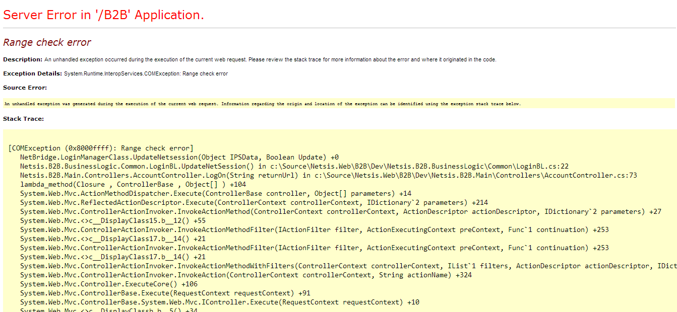 Kurulum Sonrası Kontrol Listesi SSO nun kurulumu sırasında Netsis Web özelliğinin de kuruluma dahil edilmesi Netsis Merkezi Kimlik Yönetimi nden B2B de yetkili olacak bir kullanıcı oluşturulması ve