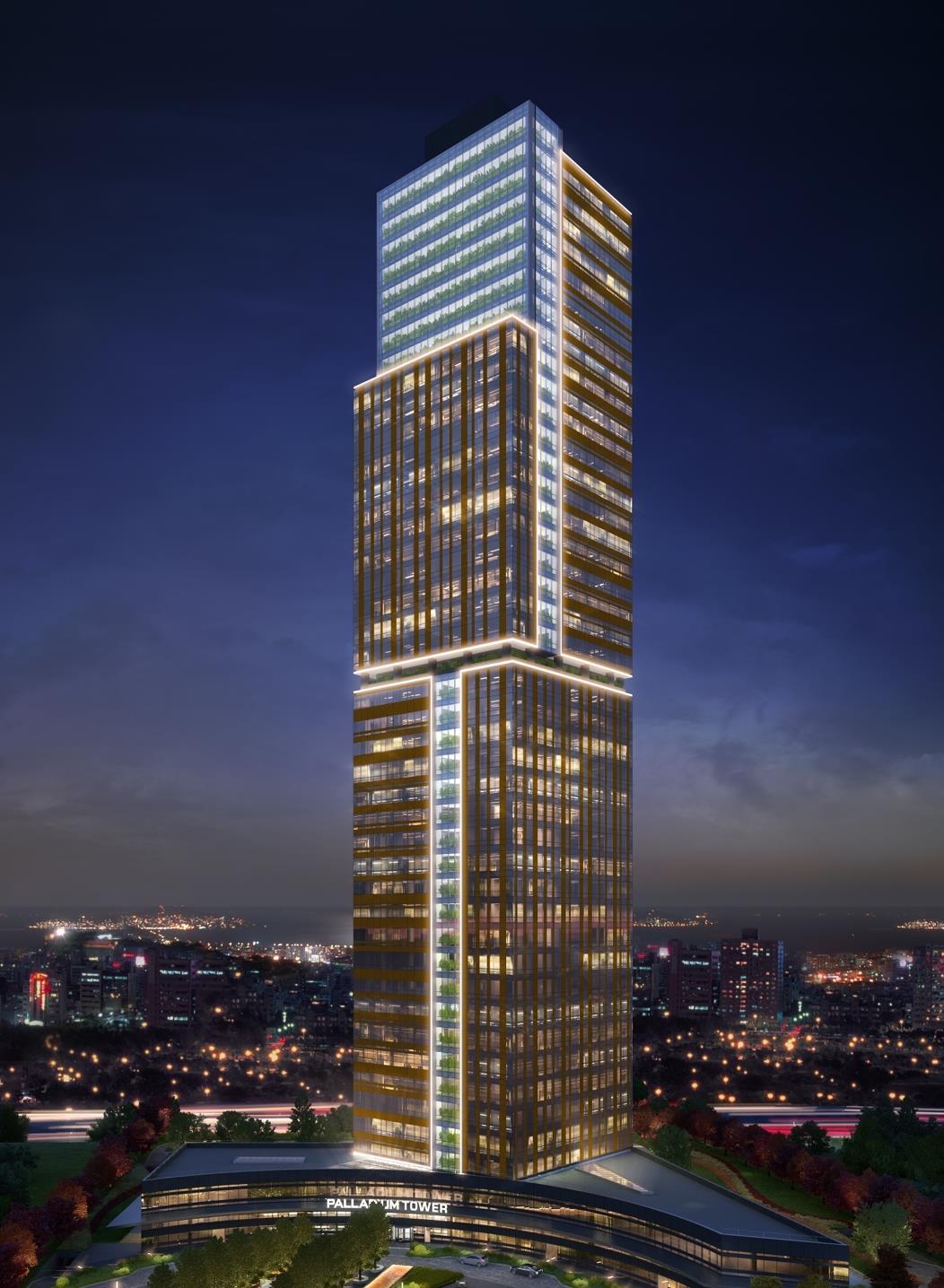 PALLADIUM TOWER DA YAŞAM Gün aralarında ve is çıkısļarında Palladium Tower Meydanı nda bulunan kafe ve restoranların