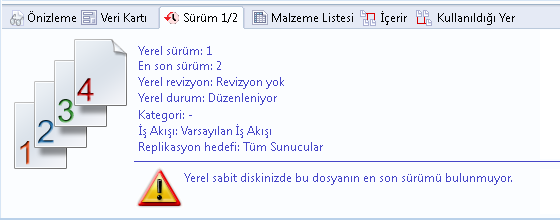 Arama Sonuçlarına Sürüm Numarası Sütunu Ekleme Arama sonuçlarına Sürüm Numarası sütunu eklemek için: 1. Yönetim aracında, Kartlar ve Arama Kartları öğelerini genişletin. 2.