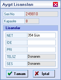 PRI lisansı VR-e1 kartı takılı olan sistemlerde ISDN hatlardaki görüşmelerin kaydedilebilmesini sağlar.