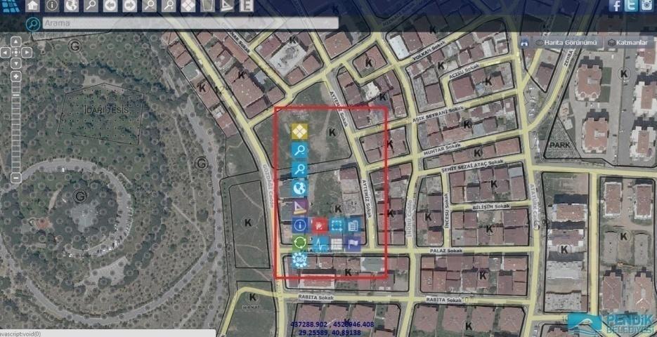Bilgi CityInfoCenter Kent Bilgi Sistemi 10 Aşağıda bilgi alma için gerekli sekmeler gözükmektedir ; Bilgi Butonunda yer alan simgeler, aramaların bilgilerine harita ekranı üzerinden ulaşılmasını