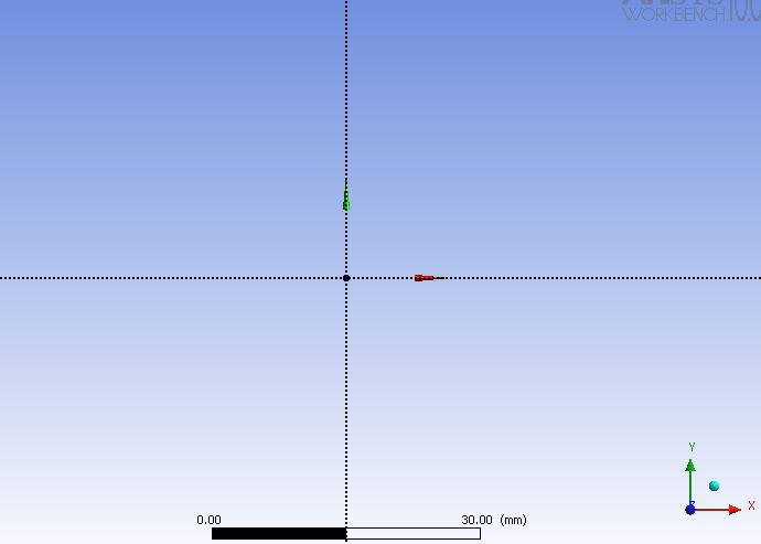 2.3 Sabit Kesitli Geometrik Model Oluşturma: Öncelikle asağıdaki kesit alanını olusturup gerekli düzenlemeleri yaptıktan sonra kesiti normali dogrultusunda Extrude komutuyla uzatacagız.