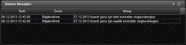 5.5.6.2 Blok Teklif Güncelleme Paneli Şekil 29: Blok Teklif Güncelleme Paneli Blok teklif güncelleme paneli ile daha önce verilmiş olan blok teklifin fiyat, miktar ve durum değişiklikleri yapılabilir.