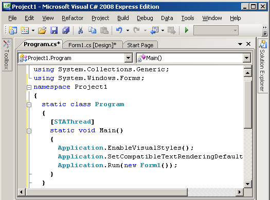 104 Memik Yanık - Visual C# a Başlangıç Kitabı Üzerinde çalışılan projede.