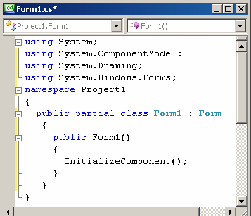 Bölüm 6: Windows Forms Uygulamaları 113 Kafanızın karışmaması için baştan alayım: Express Edition veya Visual Studio ile Windows Forms uygulaması hazırlanıp uygulamaya dahil edilen her form için 2