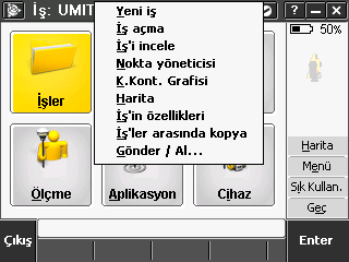 12 Genel Ölçme Klasik alet Hızlı Standart (FSTD) modu. Klasik alet Standart (STD) modu. Klasik alet İzleme (TRK) modunda sürekli ölçü yapıyor. Lazer işaretleyici açık (DR Modu).