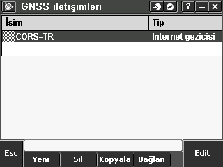 42 Cihaz Ayarları -NTRIP kullan seçeneğini işaretli, diğer seçenekleri boş bırakın.