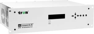 500,00 TL HEDCOMPCT 1X1 (Tek Yan Bantlı-VSB) 1 KNL 1 x 1 QPSK/PL Transmodülatör 90-240 VC SMPS Güç Kaynağı Dijital Programlama ve yarlanabilir Çıkış Kanalı TV Yayın Bandının Tamamında Çalışabilme