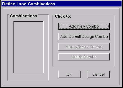 6.5.1.9 Kombinezonlar Bir SAP2000 kombinezonu ki combo olarak da isimlendirilir, bir veya birden fazla analiz durumundan veya diğer kombinezonlardan elde edilen sonuçların isimli kombinezonudur.