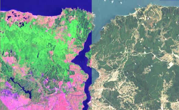 Görünür bölge Görünür Bölge Yüksek çözünürlük Temiz atmosfer Görünür Bulutsuz koşullarda algılama