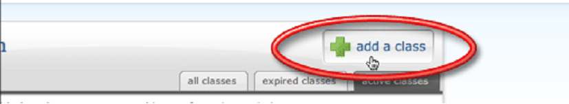 Sınıf Oluşturmak: Yeni bir sınıf oluşturmak için profilinize giriş yaptıktan sonra ekrana gelen Add a class düğmesini