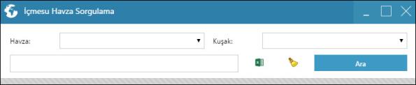 Yapılan sorgulama, excel' e aktarılır. Sorgulama, temizle aracı ile temizlenir.