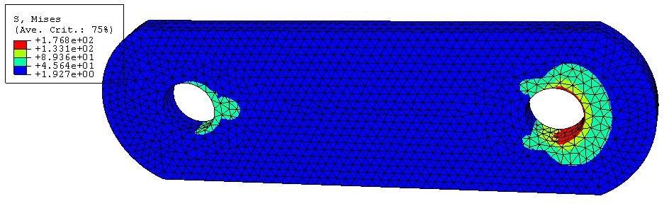 10 düğüm noktasına sahip tetrahedral eleman [9]. Analizi gerçekleştirilen zincirin kopma yükü üretici firma tarafından 20000N olarak verilmektedir [16].