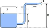 5 ) In Figure the tank contains water and immiscible oil at 20 C. What is h in meter if the density of the oil is =875kg/m3? The density of water (you must be know). h1=0,5m. h2=0,25m.