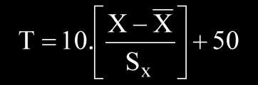 Örnek; normal dağılım gösteren bir sınavın aritmetik ortalaması 40, standart sapması 5 olsun. Bu sınavdan 50 alan bir Demet in z puanı; 50 40 Z = 2 olur.