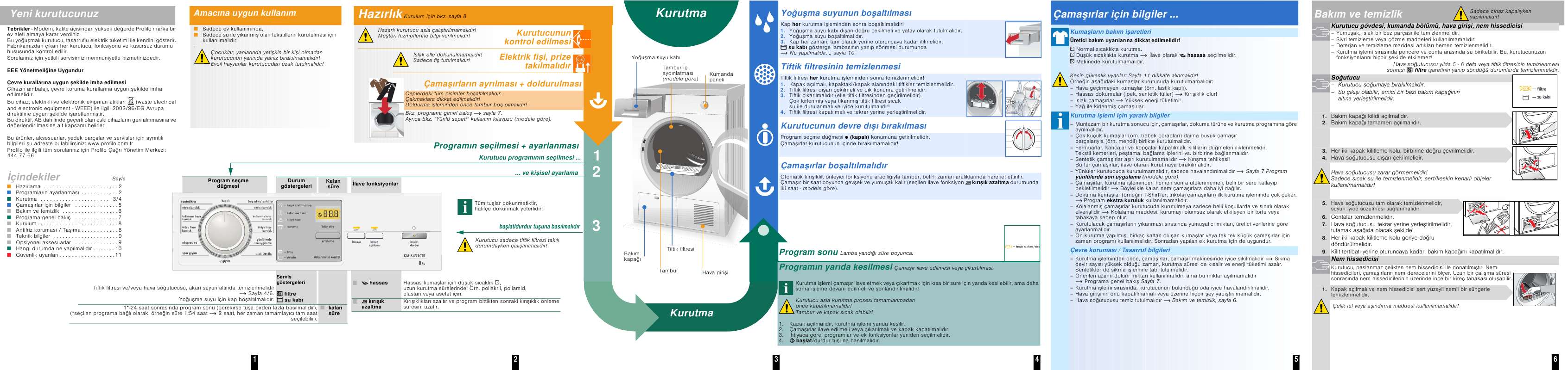 vb) cevaplarını bulacaksınız. Detaylı kullanım talimatları kullanım kılavuzunun içindedir.