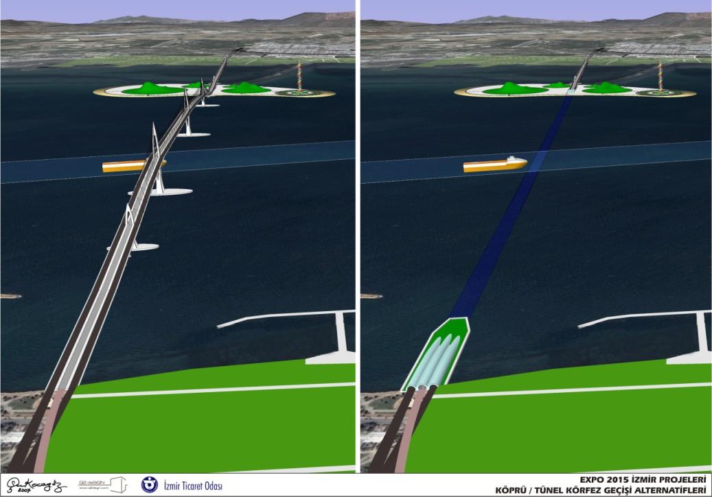 4. ĠZMĠR ÇEVRE YOLU TAMAMLANMALI, KUZEYDE BERGAMA YA UZATILMALI, KÖRFEZE TÜP GEÇĠT YAPILMALI VE DĠĞER KARAYOLU PROJELERĠ DE GERÇEKLEġTĠRĠLMELĠDĠR. 1976 yılında projelendirilen 51 km.