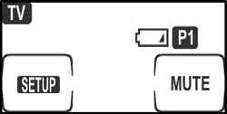 TÜRKÇE Pil Göstergesi Mute düğmesinin üzerinde sol üst köşede bir pil simgesi görüntülenir. Piller tamamen bitmeye başladığında düşük pil simgesi belirir.